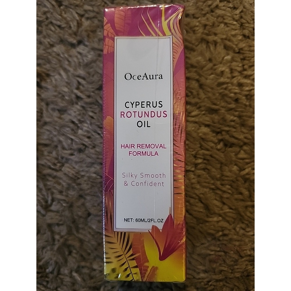 OceAura Cyperus Rotundus Oil Hair Removal Hydrating Sensitive Skin Body 60ml